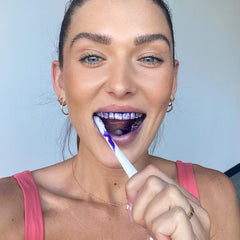 Hismile V34 Purple Toothpaste – Remove Yellow Stains Instantly | Colour Corrector for Bright, White Teeth – Perfect for Daily Use